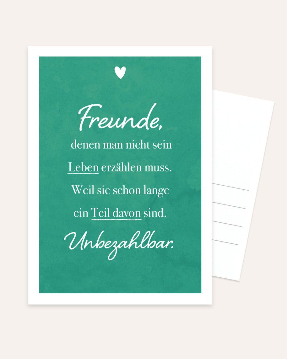 Freunde - Postkarte