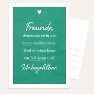 Freunde - Postkarte