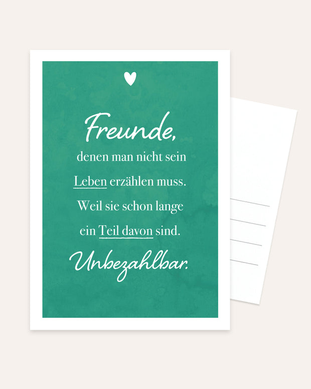 Freunde - Postkarte