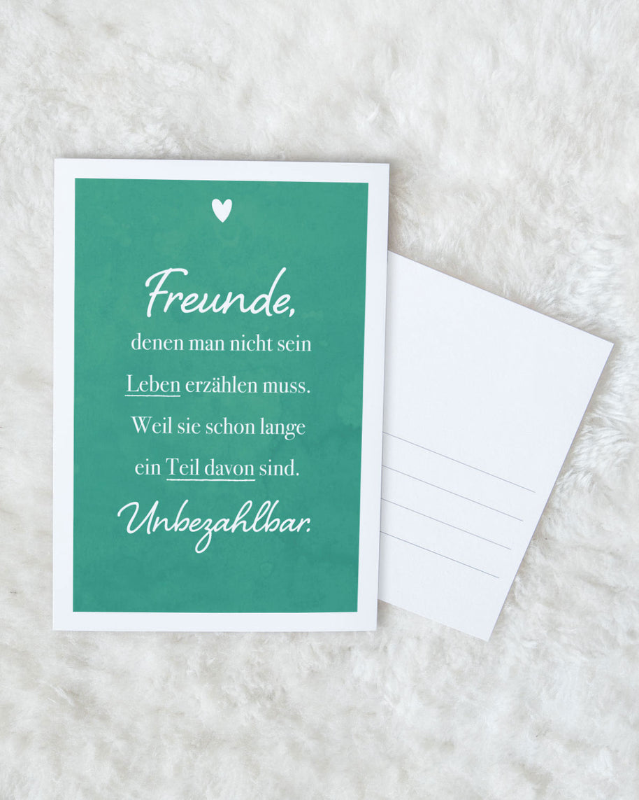 Freunde - Postkarte