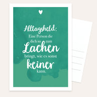 Alltagsheld - Postkarte