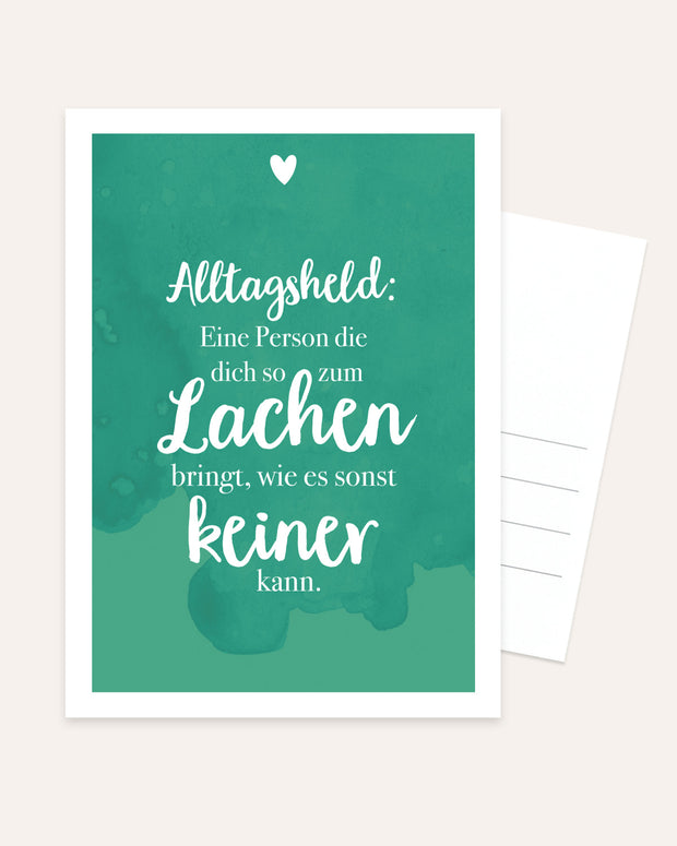 Alltagsheld - Postkarte