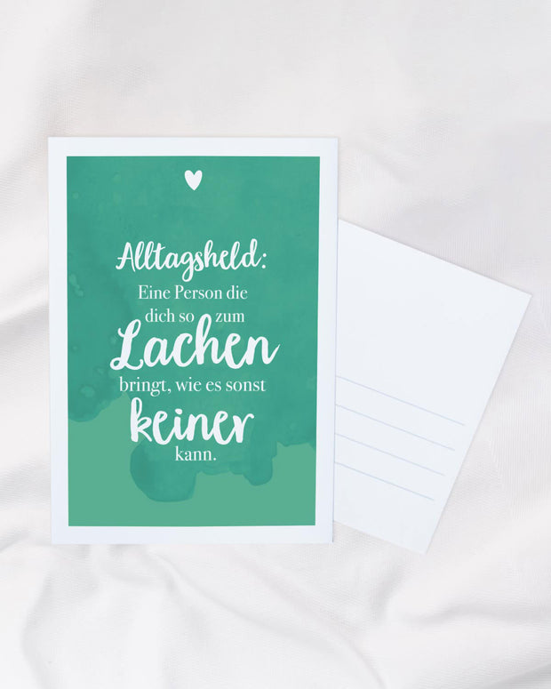 Alltagsheld - Postkarte