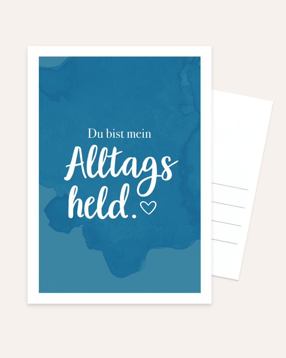Mein Alltagsheld - Postkarte