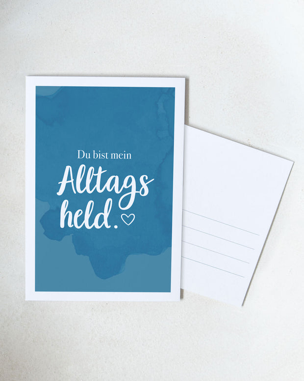 Mein Alltagsheld - Postkarte