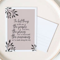 The best thing in Life - Postkarte