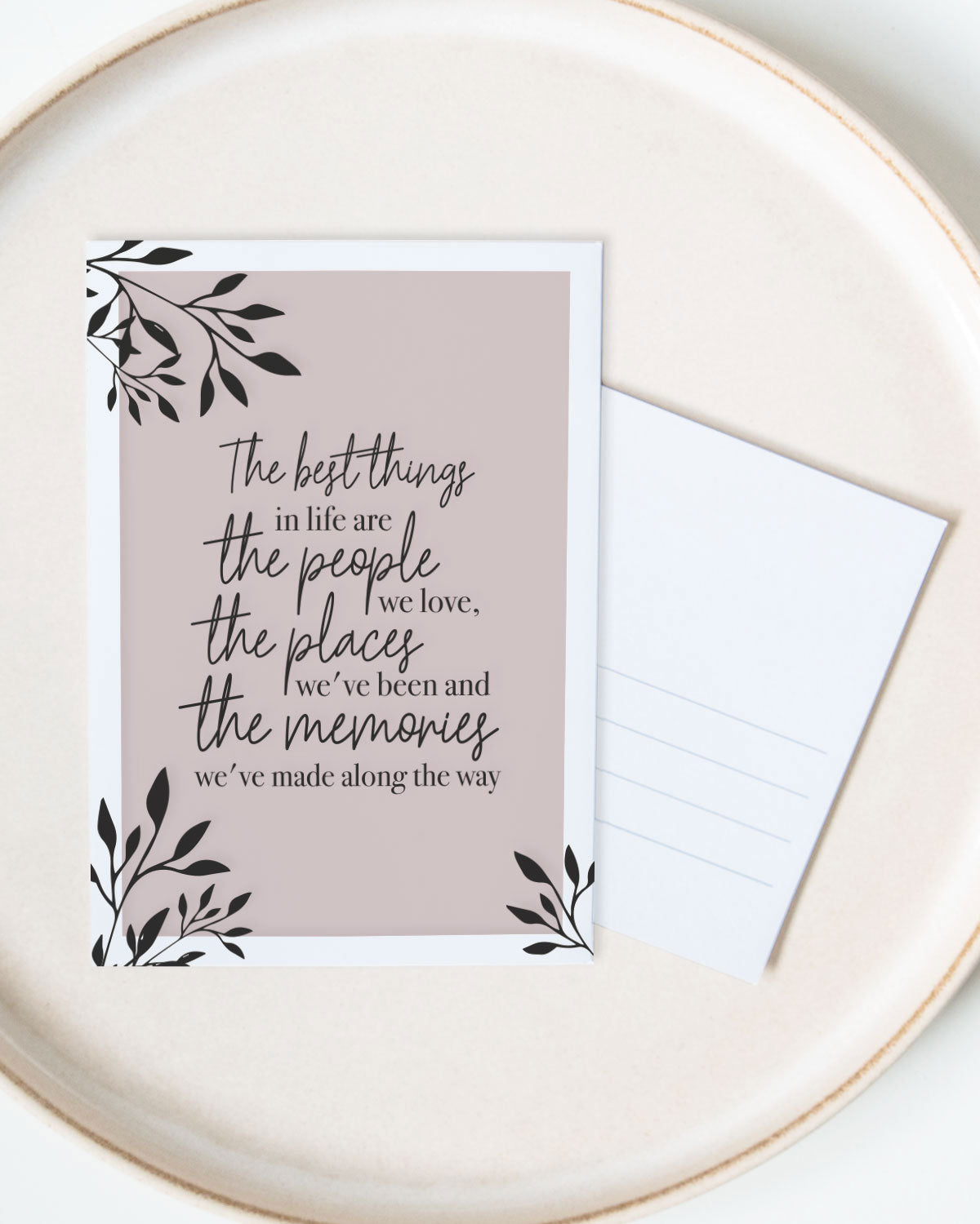 The best thing in Life - Postkarte Postkarte Lieblingsmensch®