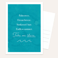 Take me there - Postkarte