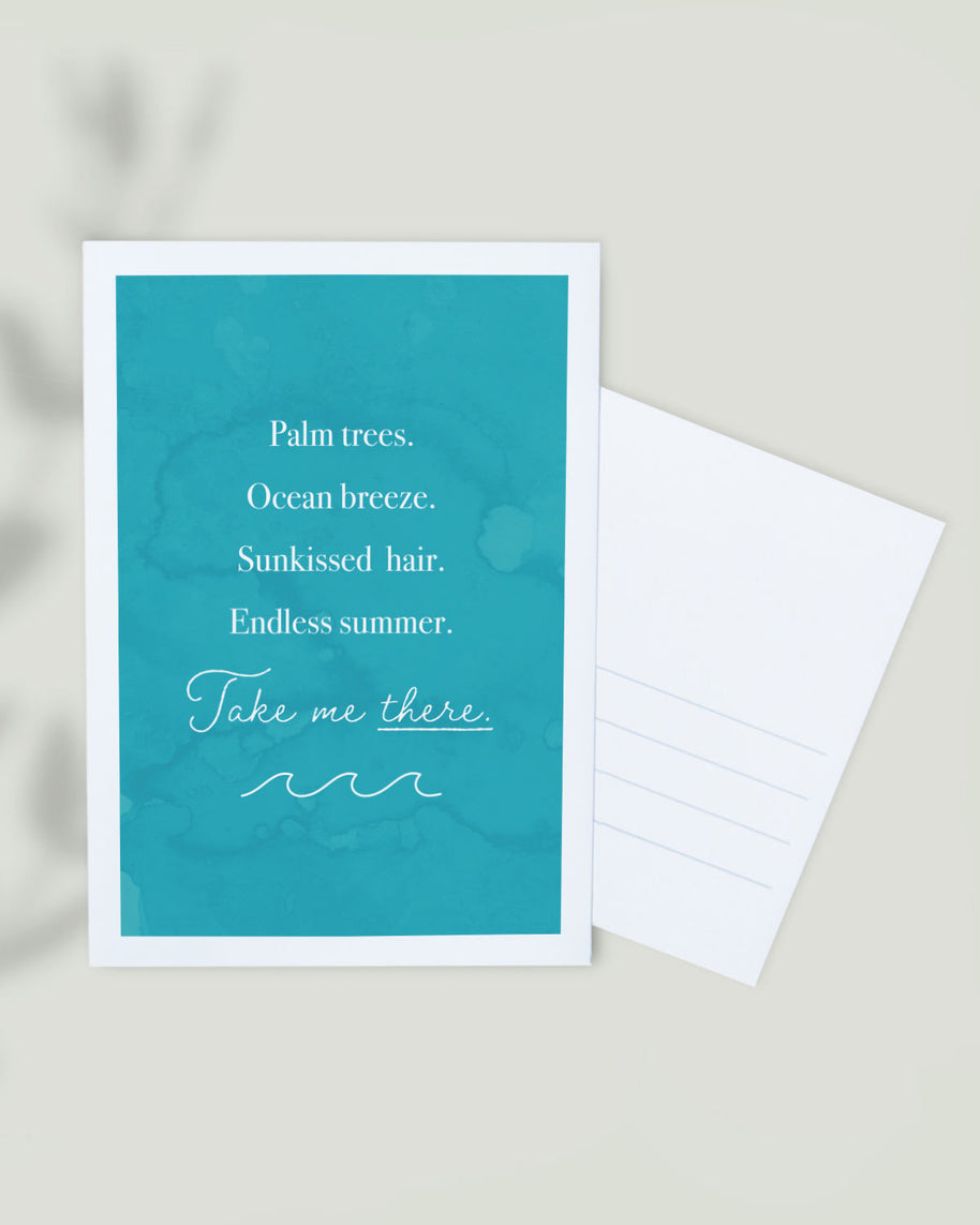 Take me there - Postkarte