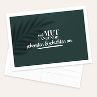 Mut - Postkarte