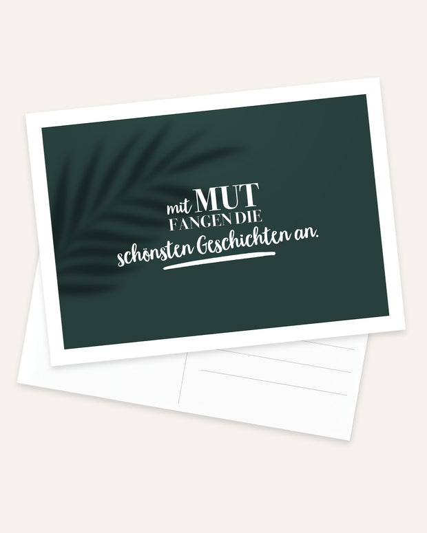 Mut - Postkarte