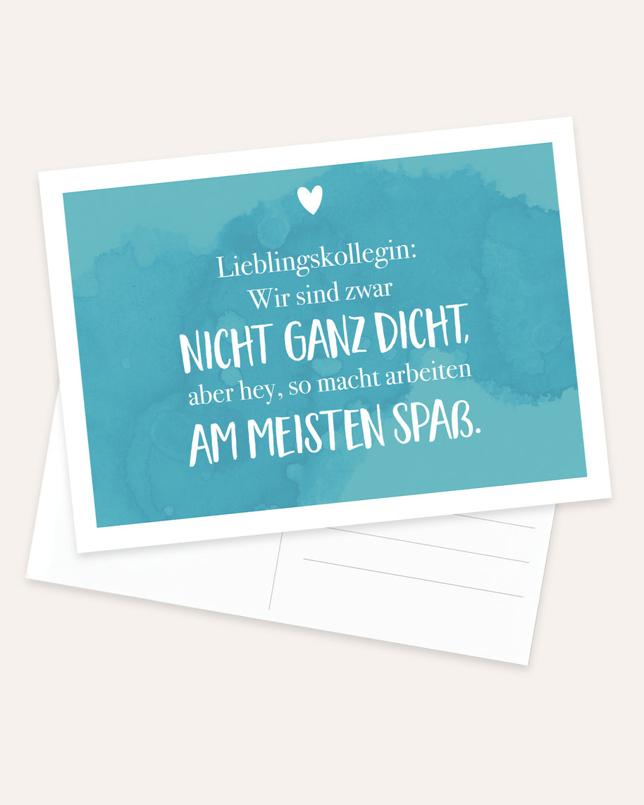Lieblingskollegin - Postkarte