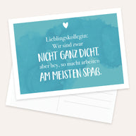Lieblingskollegin - Postkarte