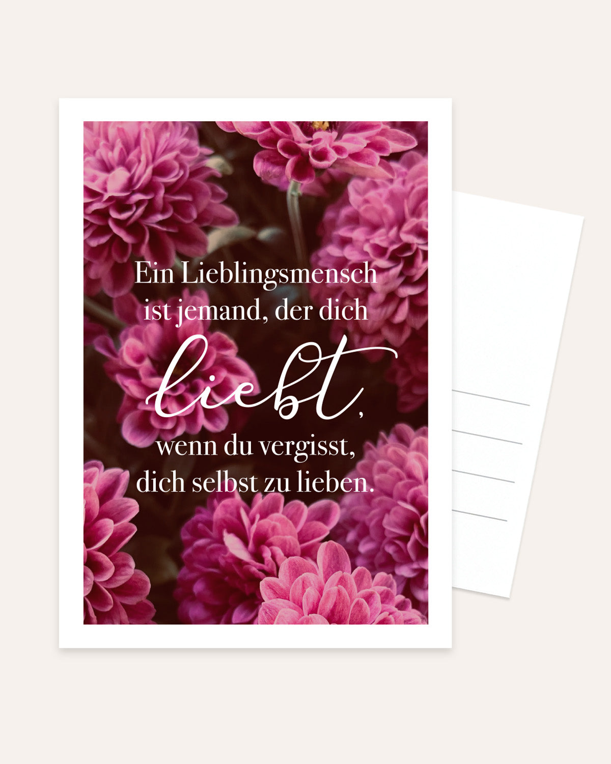 Wenn du vergisst - Postkarte Postkarte Lieblingsmensch®