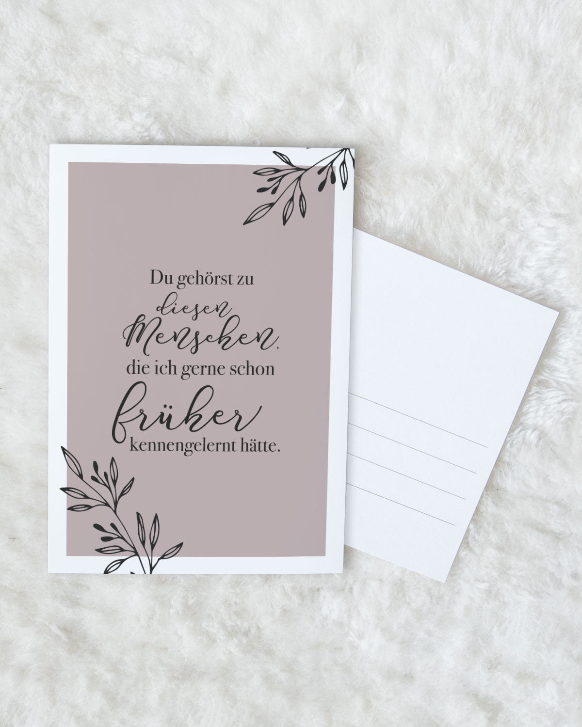 Früher kennengelernt - Postkarte Postkarte Lieblingsmensch®