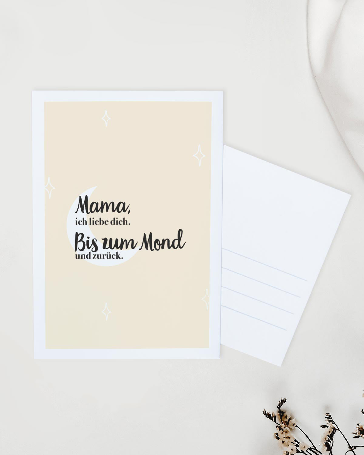 Mama, ich liebe dich. - Postkarte Postkarte Lieblingsmensch®