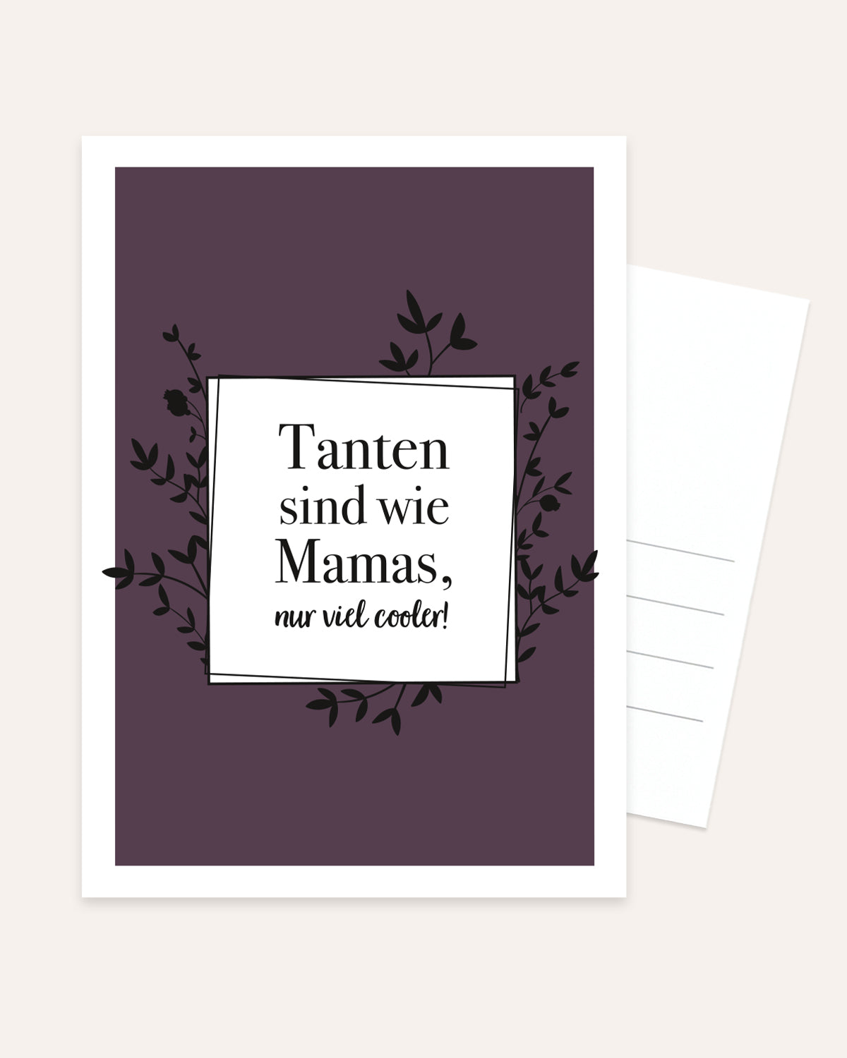 Tanten sind wie Mamas - Postkarte Postkarte Lieblingsmensch®