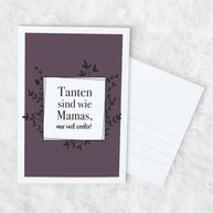Tanten sind wie Mamas - Postkarte