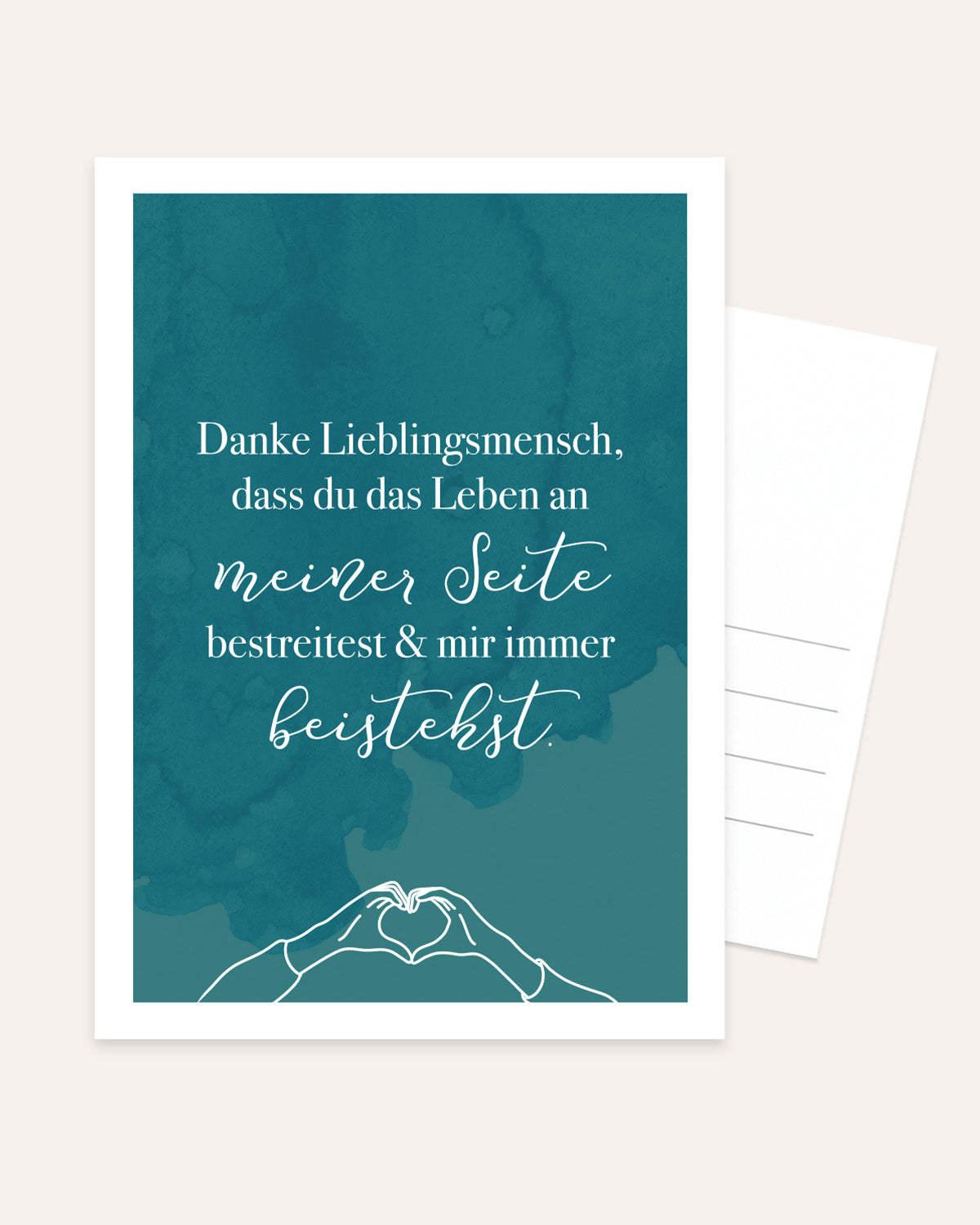Danke Lieblingsmensch - Postkarte Postkarte Lieblingsmensch®