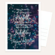 Konfetti - Postkarte