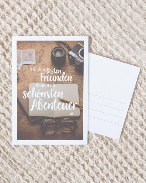 Abenteuer - Postkarte Postkarte Lieblingsmensch®