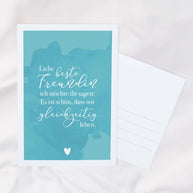 Liebe beste Freundin - Postkarte