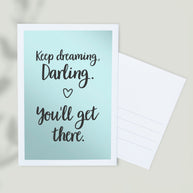 Keep Dreaming - Postkarte