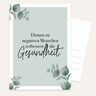 Distanz - Postkarte