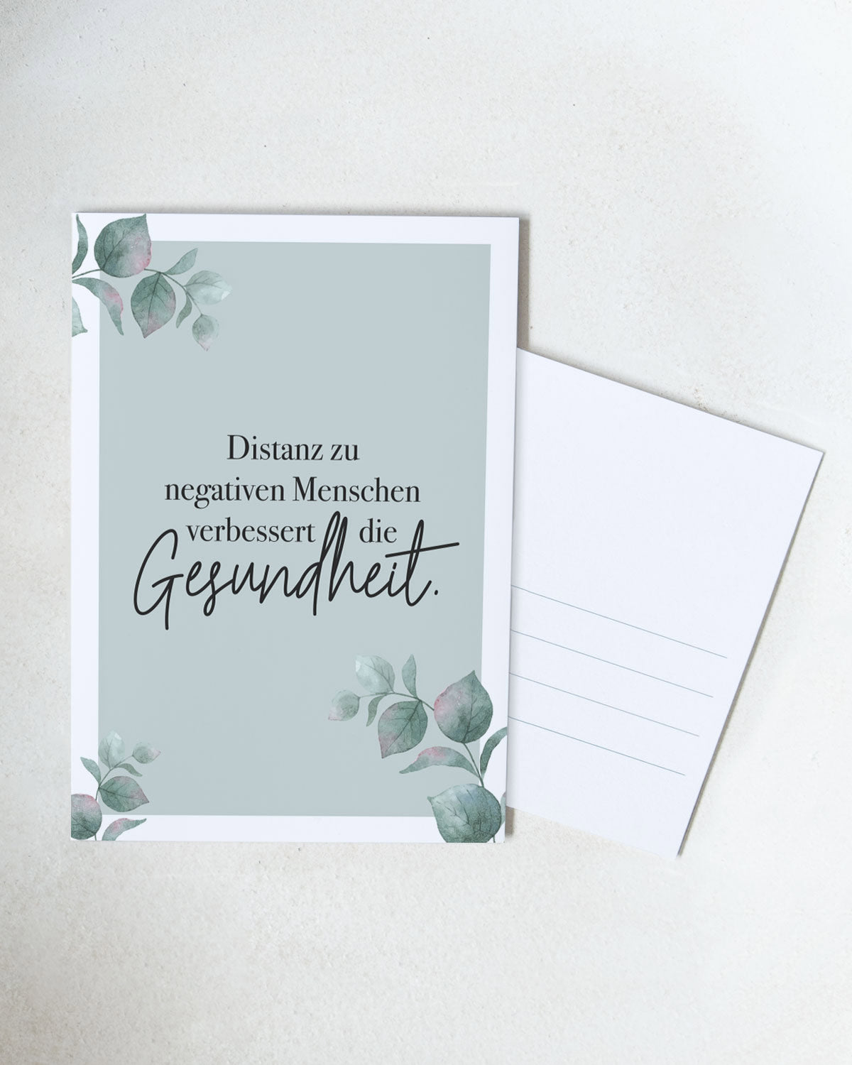 Distanz - Postkarte Postkarte Lieblingsmensch®