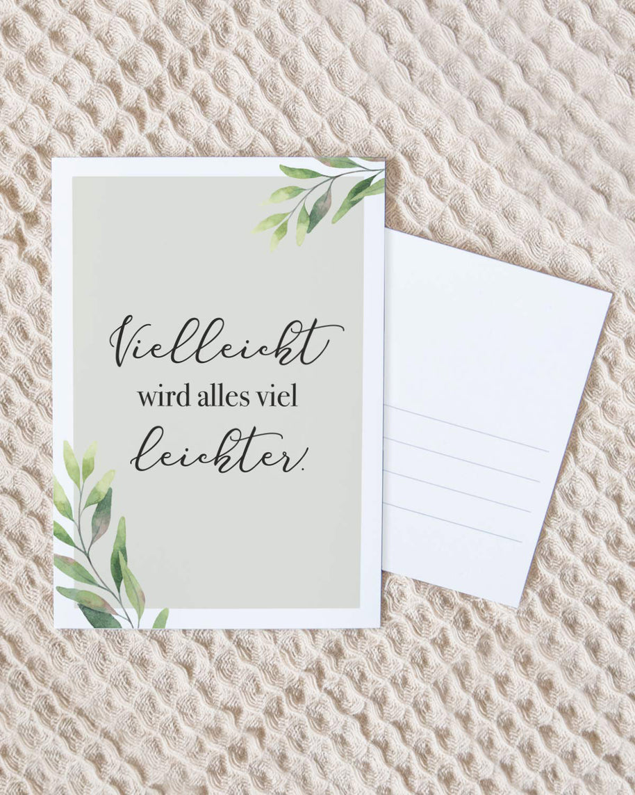 Vielleicht - Postkarte