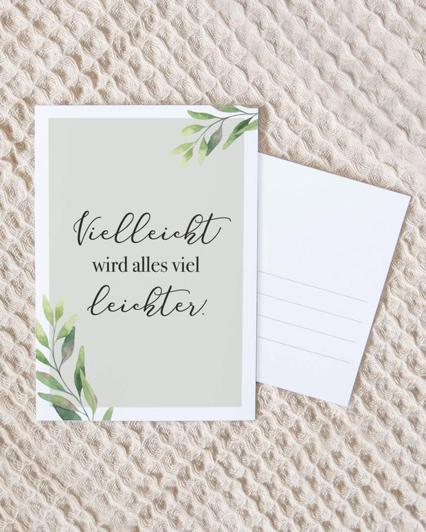 Vielleicht - Postkarte