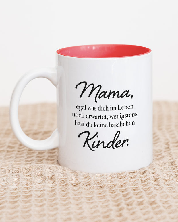 Motiv: Mama - VS" Tasse Rot Tasse VISUAL STATEMENTS