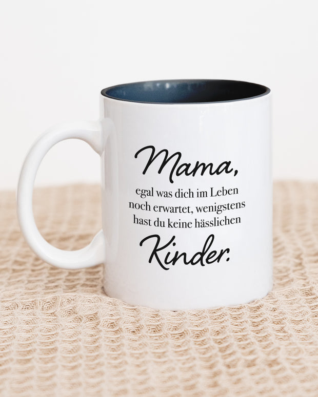 Motiv: Mama - VS" Tasse Schwarz Tasse VISUAL STATEMENTS