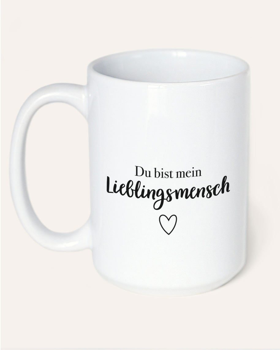 Lieblingsmensch - Jumbotasse Tasse VISUAL STATEMENTS