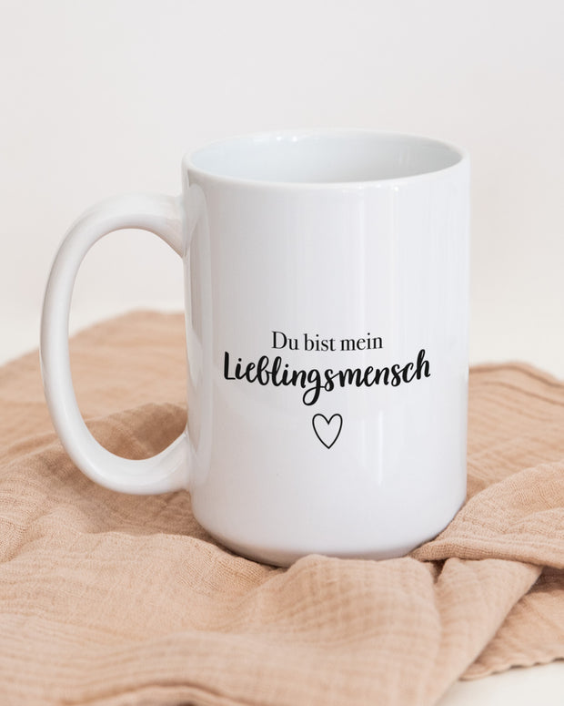 Lieblingsmensch - Jumbotasse Tasse VISUAL STATEMENTS