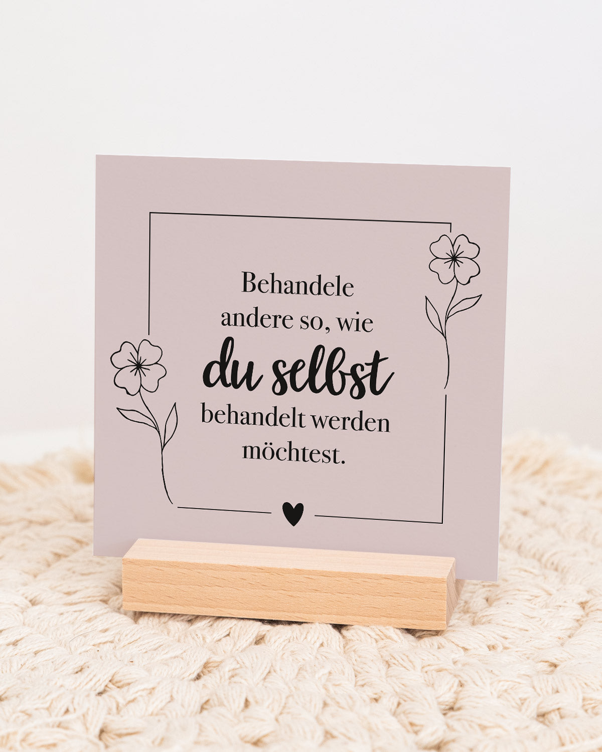 Lebensweisheiten - Karten im Holzaufsteller Karten im Holzaufsteller Lieblingsmensch®