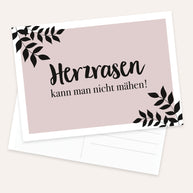 Herzrasen - Postkarte
