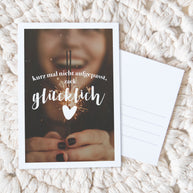 Zack glücklich - Postkarte
