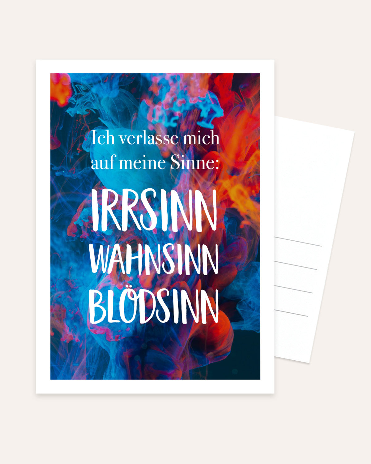 Meine Sinne - Postkarte Postkarte Lieblingsmensch®