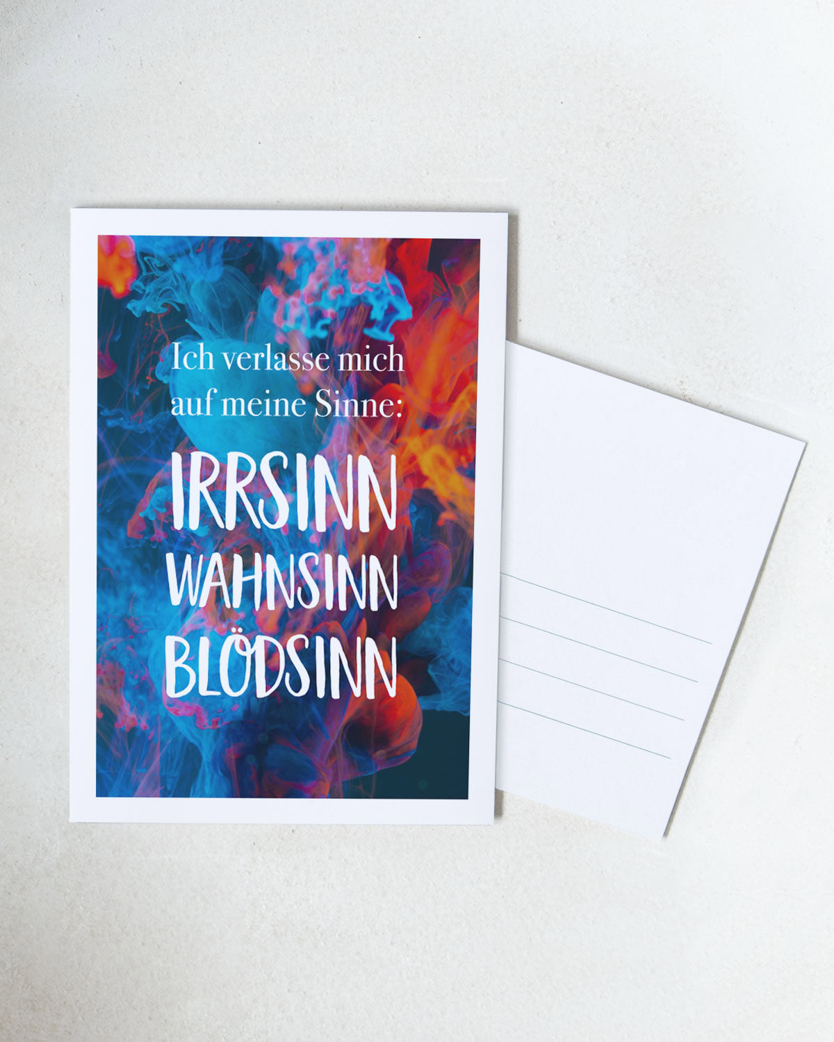 Meine Sinne - Postkarte Postkarte Lieblingsmensch®