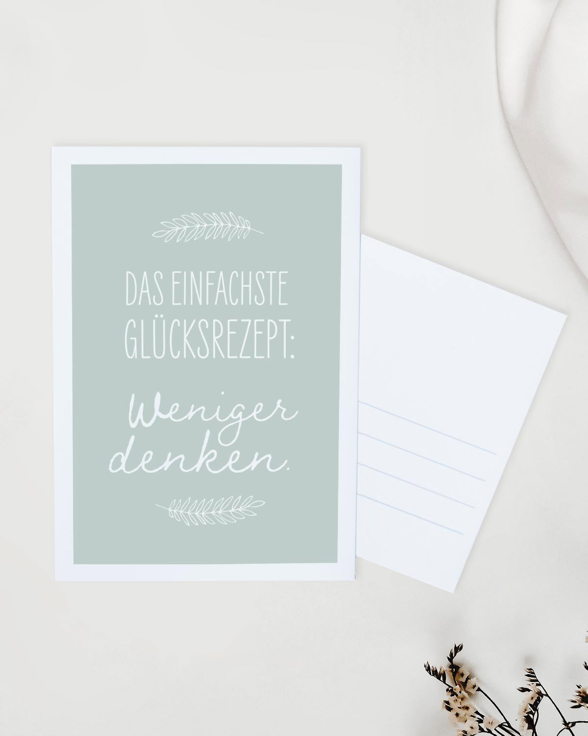 Das Glücksrezept - Postkarte Postkarte Lieblingsmensch®