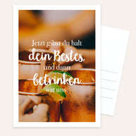 Dein Bestes - Postkarte