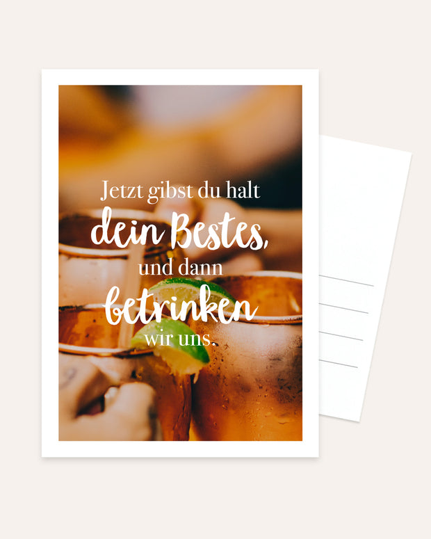 Dein Bestes - Postkarte