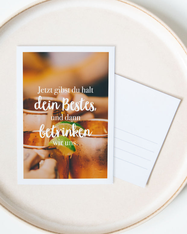 Dein Bestes - Postkarte