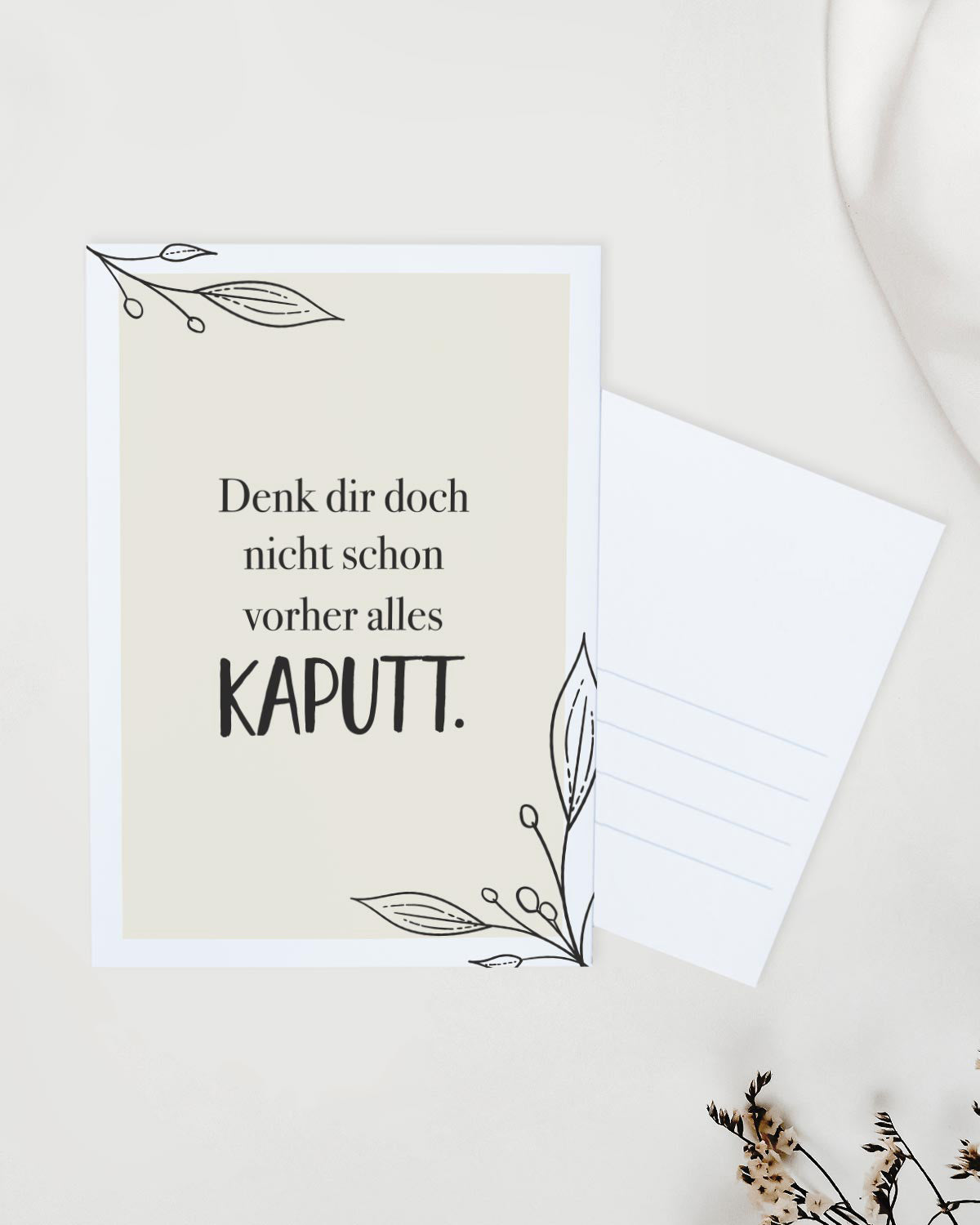 Alles kaputt - Postkarte Postkarte Lieblingsmensch®
