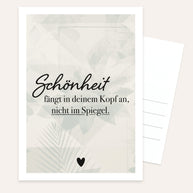 Schönheit - Postkarte