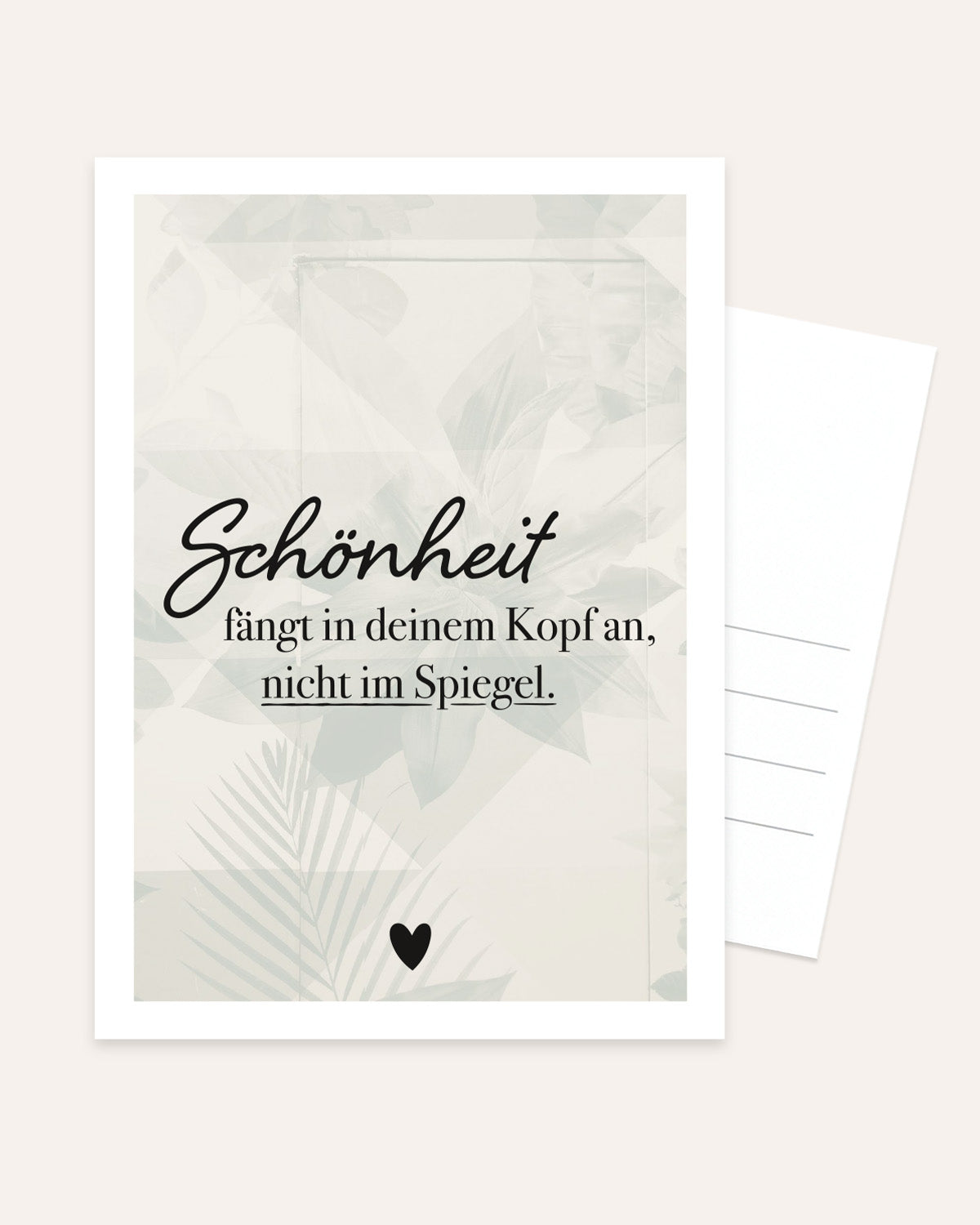 Schönheit - Postkarte Postkarte Lieblingsmensch®