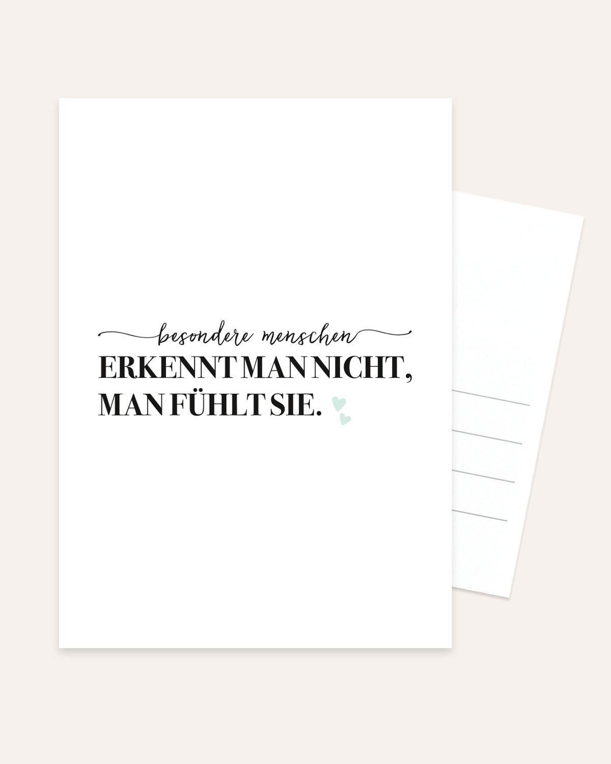 Besondere Menschen - Postkarte Postkarte Lieblingsmensch®