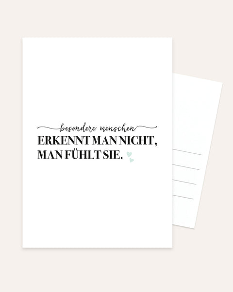 Besondere Menschen - Postkarte Postkarte Lieblingsmensch®