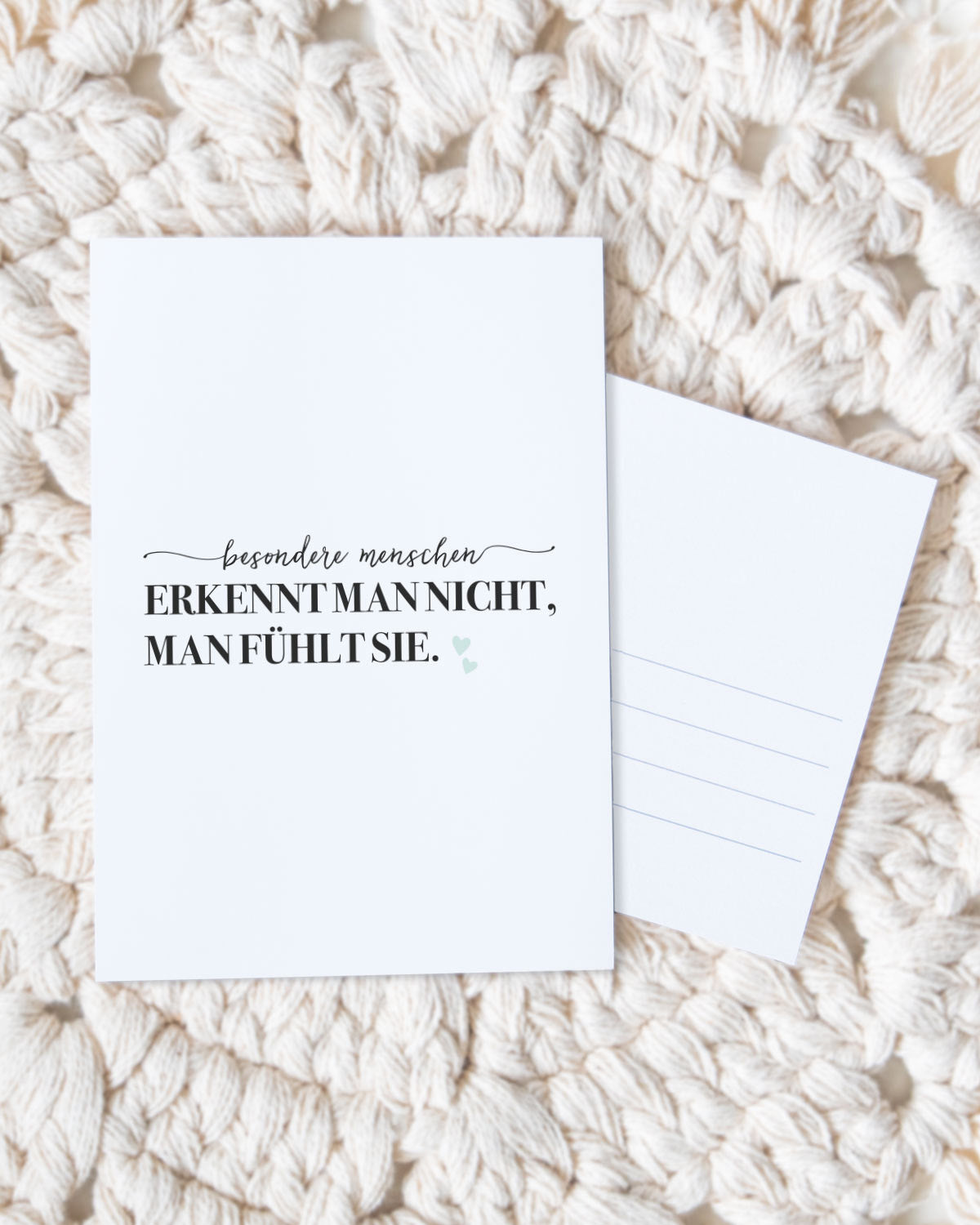 Besondere Menschen - Postkarte Postkarte Lieblingsmensch®